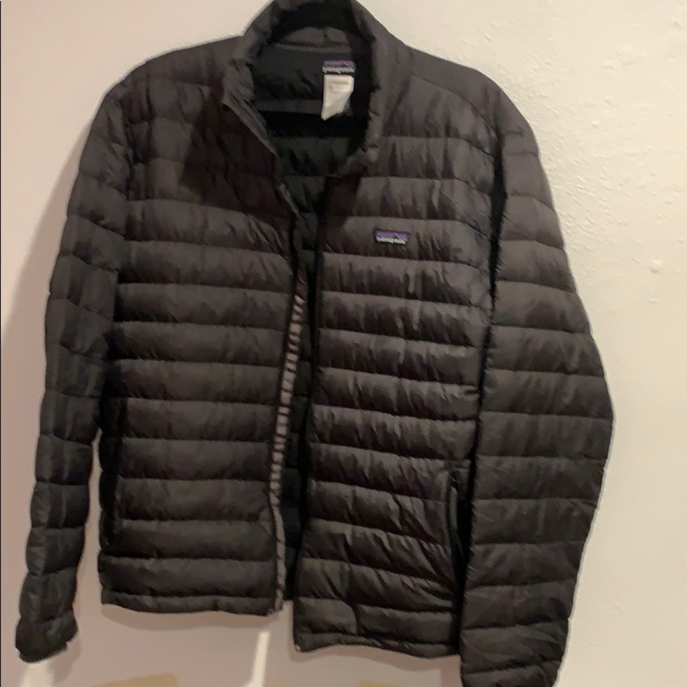 a Patagonia puffer coat